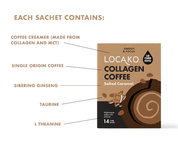 Locako Collagen Coffee Sachet Vanilla 12g x 14 Pack
