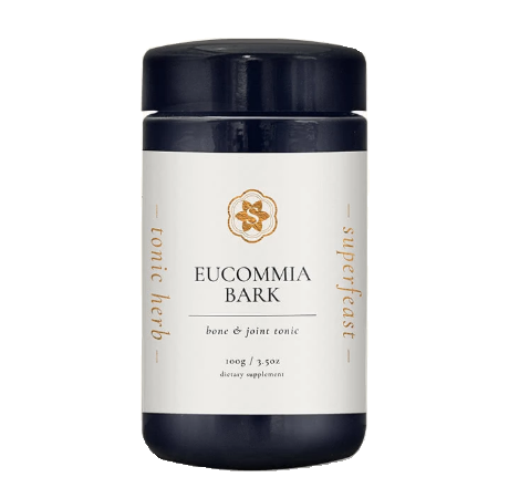 image of Superfeast Eucommia Bark 100g on white background