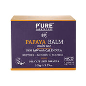 image of P'URE Papayacare Papaya Balm Multi-Use (Paw Paw with Calendula) 100g on white background 