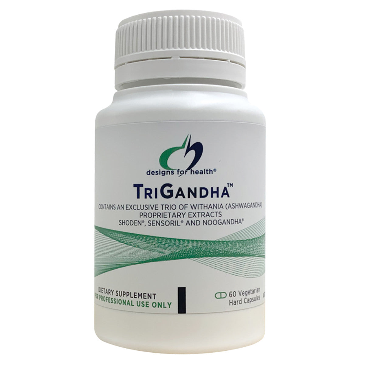 image of Designs For Health TriGandha 60vc on white background 