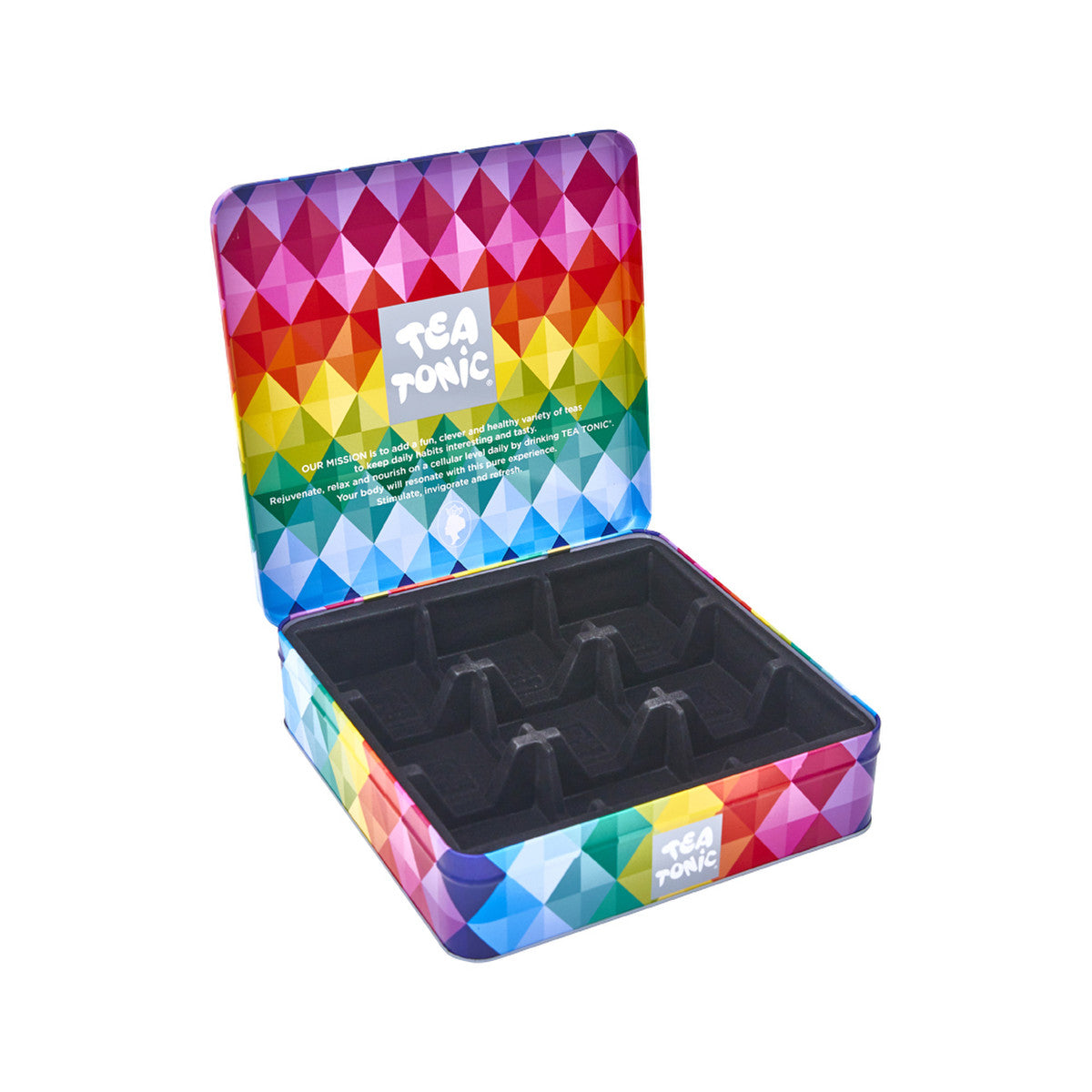 image of Tea Tonic Gourmet Tin Tea Chest Deluxe x 63 Tea Bags on white background