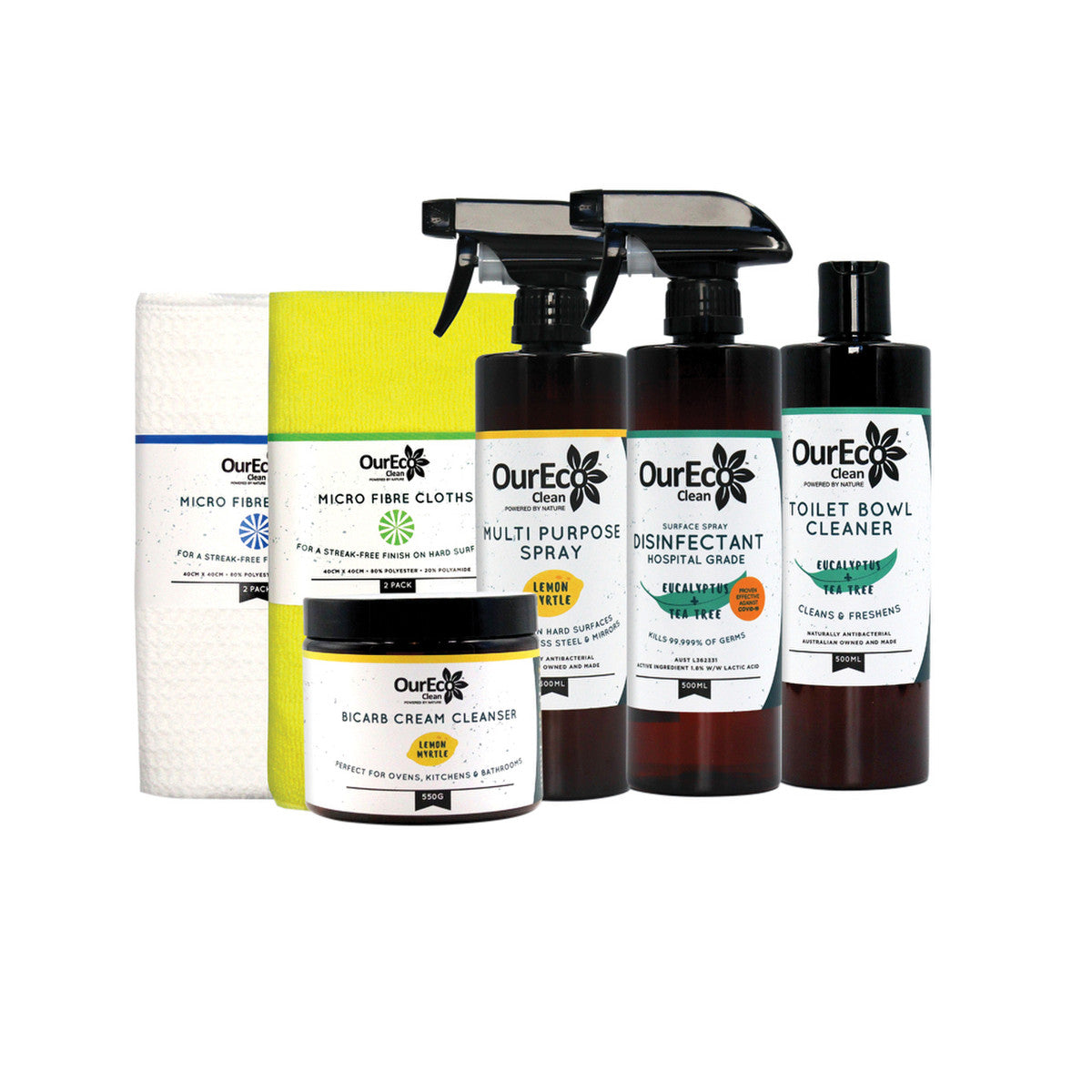 image of OurEco Clean Introductory Pack on white background