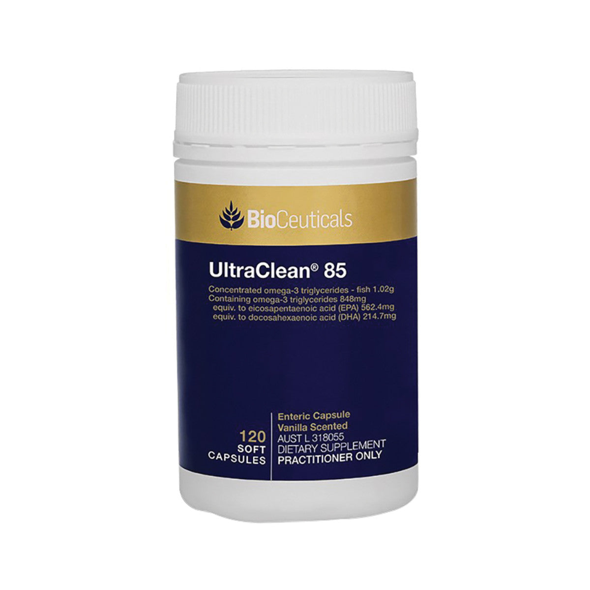 image of BioCeuticals UltraClean 85 120c on white background 