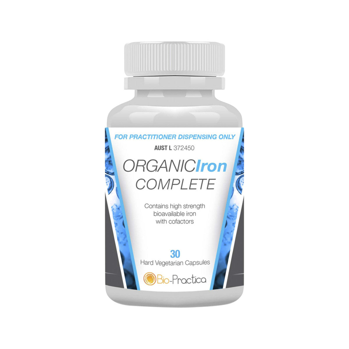 image of Bio-Practica Organic Iron Complete 30c on white background 