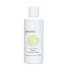 image of EnviroBaby Plant Based Baby Bubble Bath 200ml on white background 