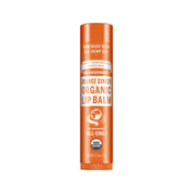 image of Dr. Bronner's Organic Lip Balm 4g orange ginger on white background 