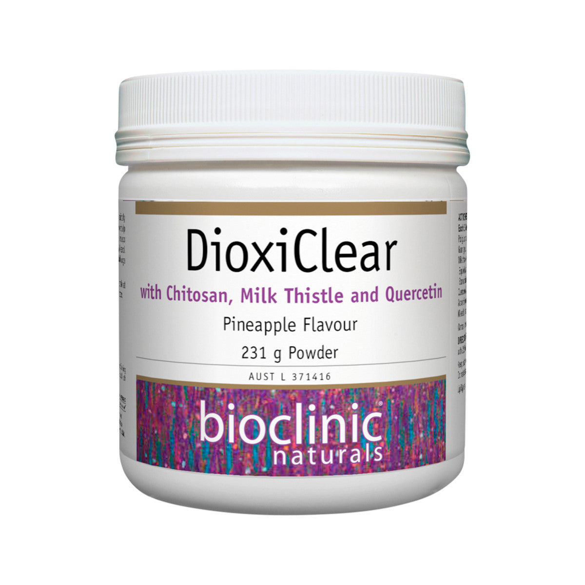 image of Bioclinic Naturals DioxiClear Pineapple 231g on white background