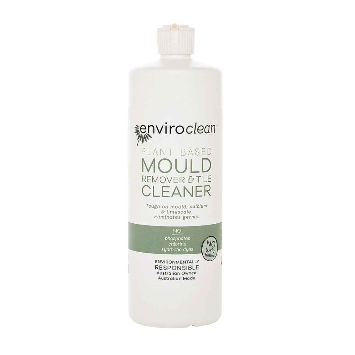 image of EnviroClean Plant Based Mould Remover & Tile Cleaner 1L on white background 