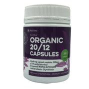 image of NuFerm Organic 20/12 Capsules 200c on white background 