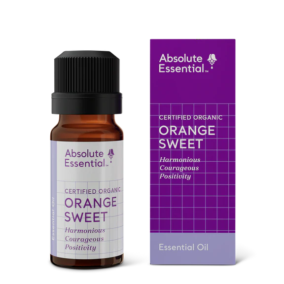 image of Absolute Essential Orange Sweet Essential Oil 10ml on white background