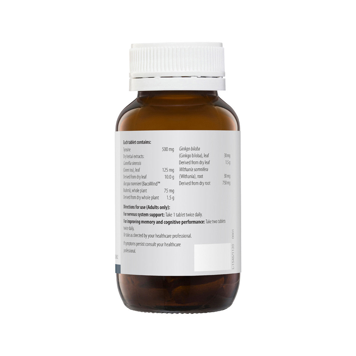 image of Metagenics Brahmi Tone 60t on white background