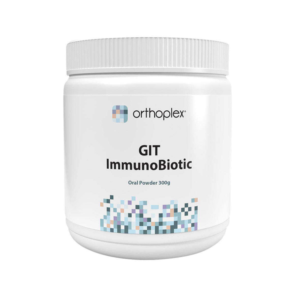 image of Orthoplex White GIT ImmunoBiotic 300g on white background 