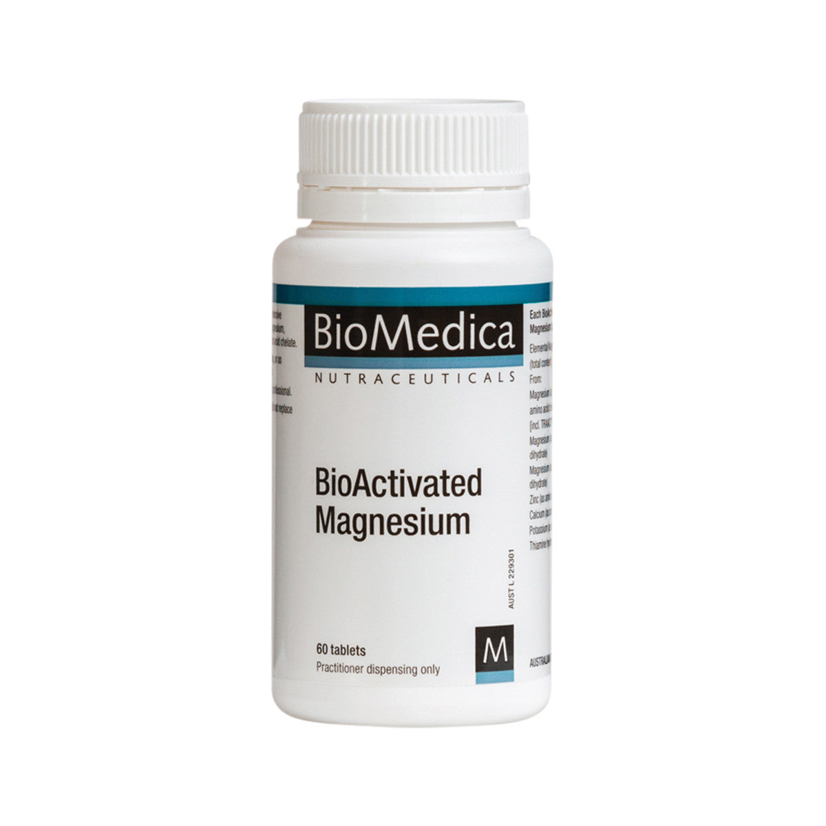 image of Biomedica BioActivated Magnesium 60t on white background 