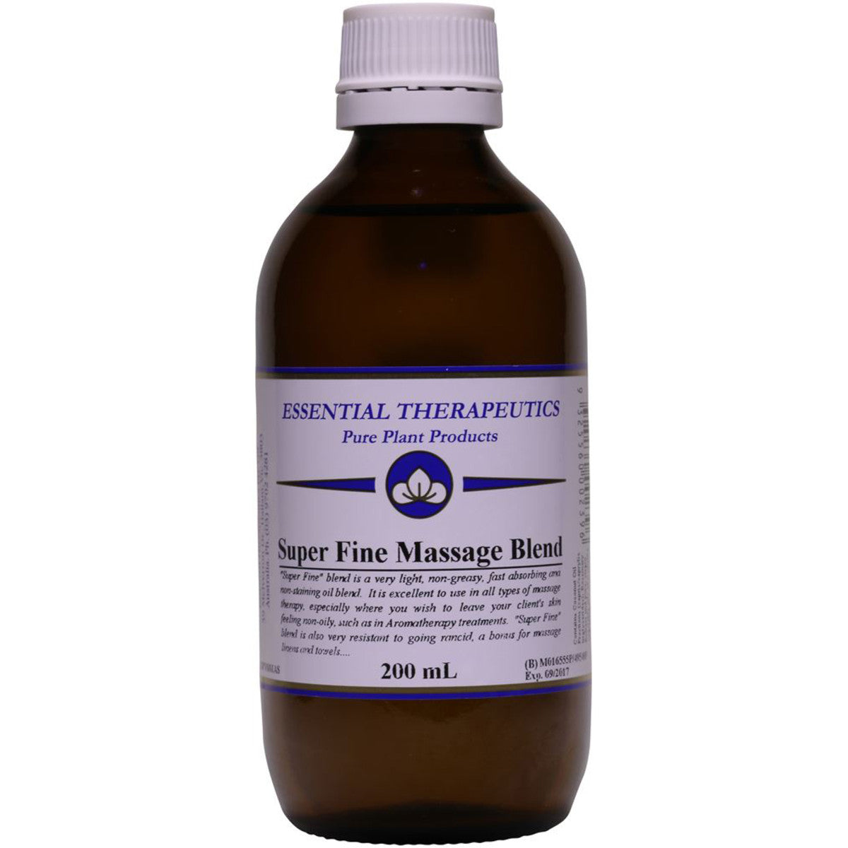 image of Essential Therapeutics Massage Blend Super Fine 200ml on white background