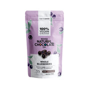 image of Noosa Natural Chocolate Co. Dark Chocolate Whole Blueberries 115g on white background