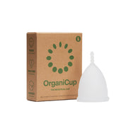 image of OrganiCup Menstrual Cup Size B on white background 