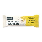 image of Nuzest Clean Lean Protein Bars Coconut & Lemon - 12 Bars on white background 