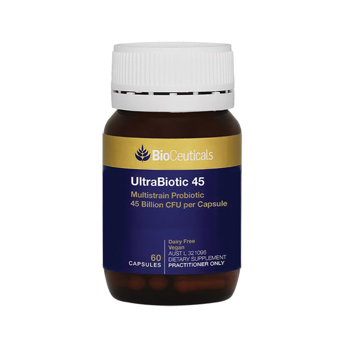 image of BioCeuticals UltraBiotic 60 60c on white background 