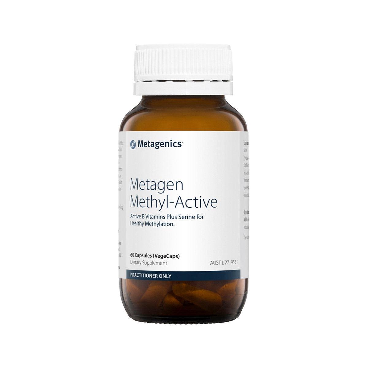 image of Metagenics Metagen Methyl-Active 60vc on white background