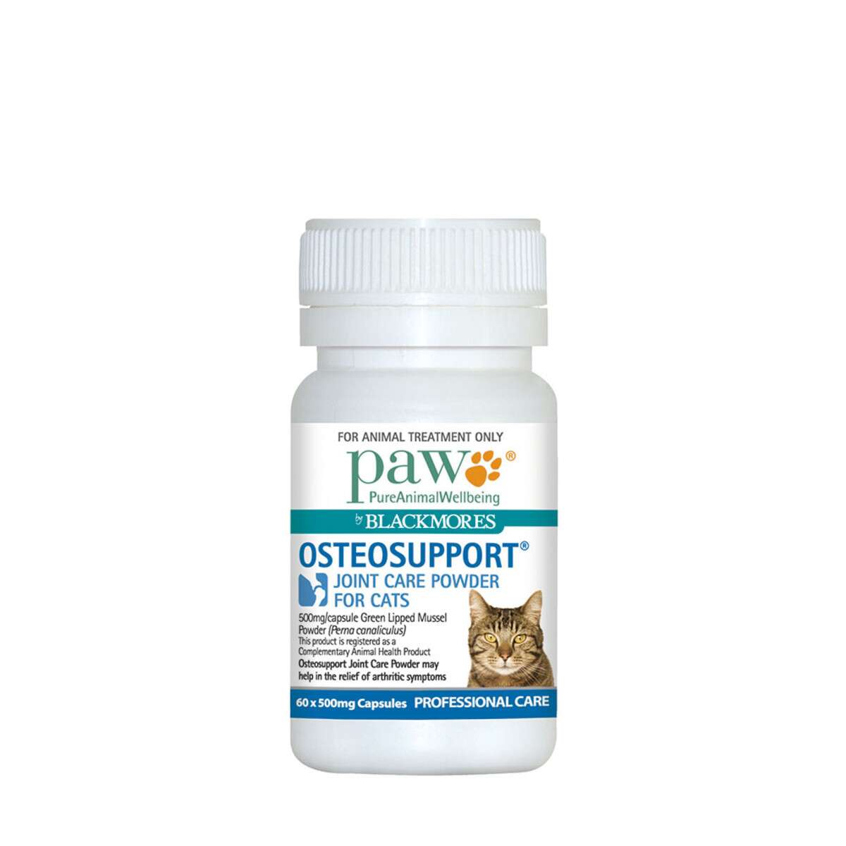 image of PAW By Blackmores OsteoSupport Joint Care For Cats 60c on white background 