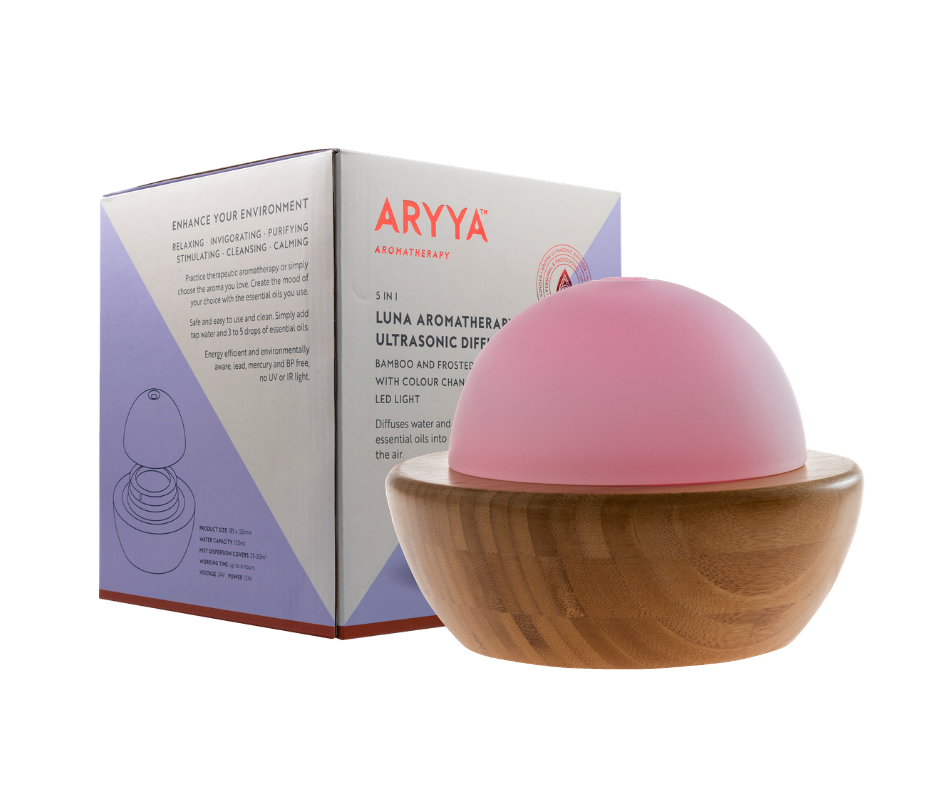 image of Aryya Ultrasonic Diffuser Bamboo Luna on white background