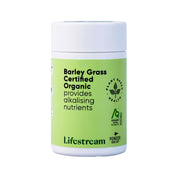 image of Lifestream Barley Grass Certified Organic Powder 100g on white background