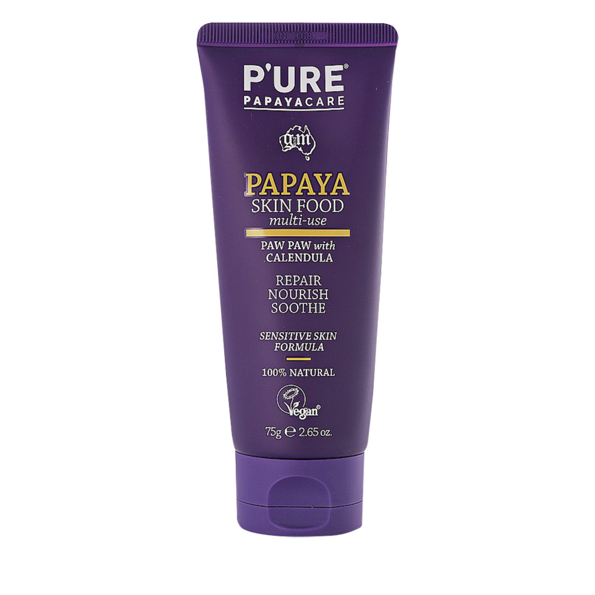 image of P'URE Papayacare Papaya Skin Food Multi-Use (Paw Paw with Calendula) 75g on white background