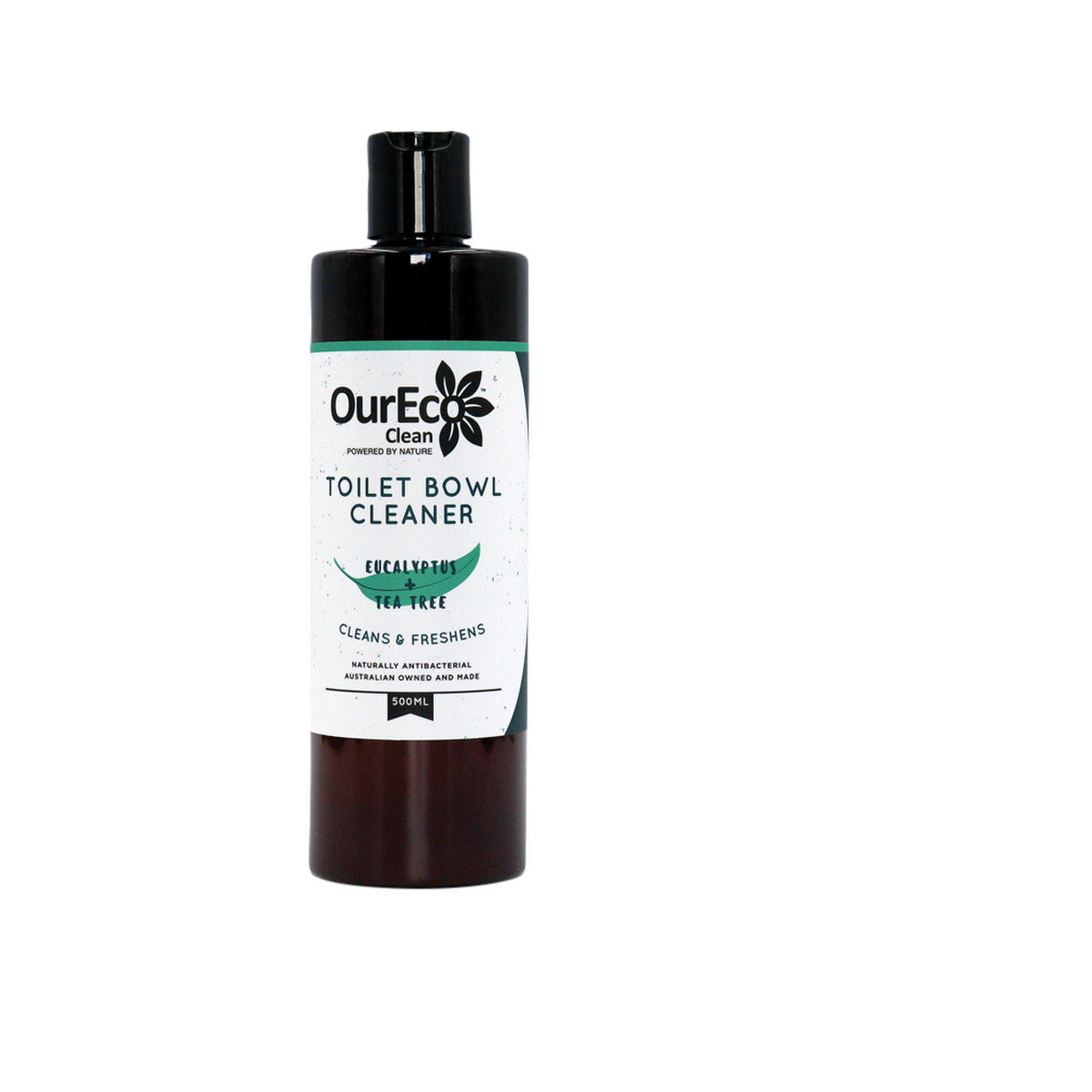 image of xOurEco Clean Toilet Bowl Cleaner Eucalyptus + Tea Tree 500ml on white background 