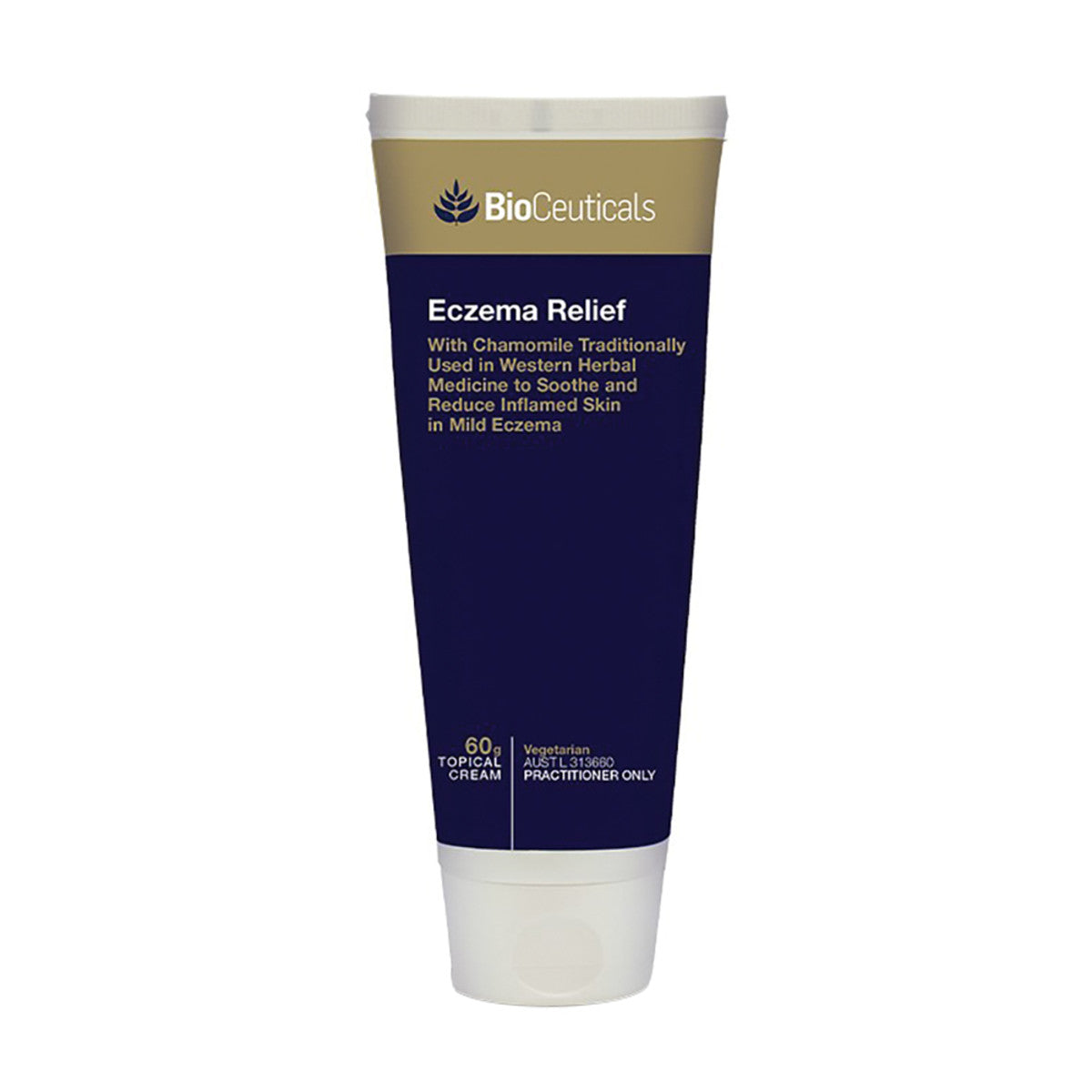 image of BioCeuticals Eczema Relief 60g on white background 