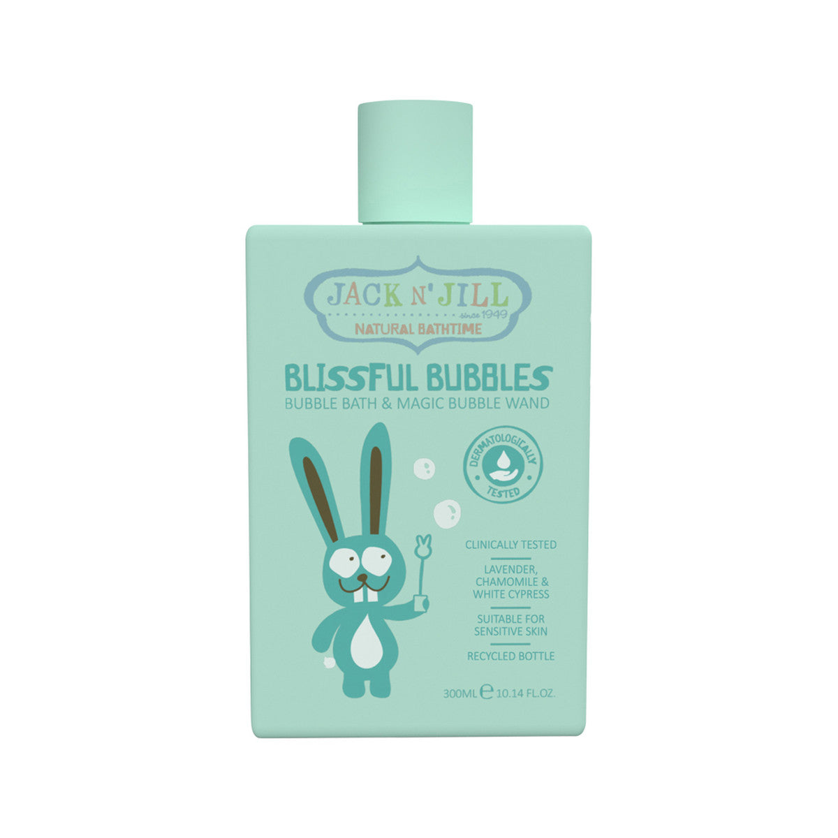 image of Jack N' Jill Natural Bathtime Blissful Bubbles (Bubble Bath & Magic Bubble Wand) 300ml on white background