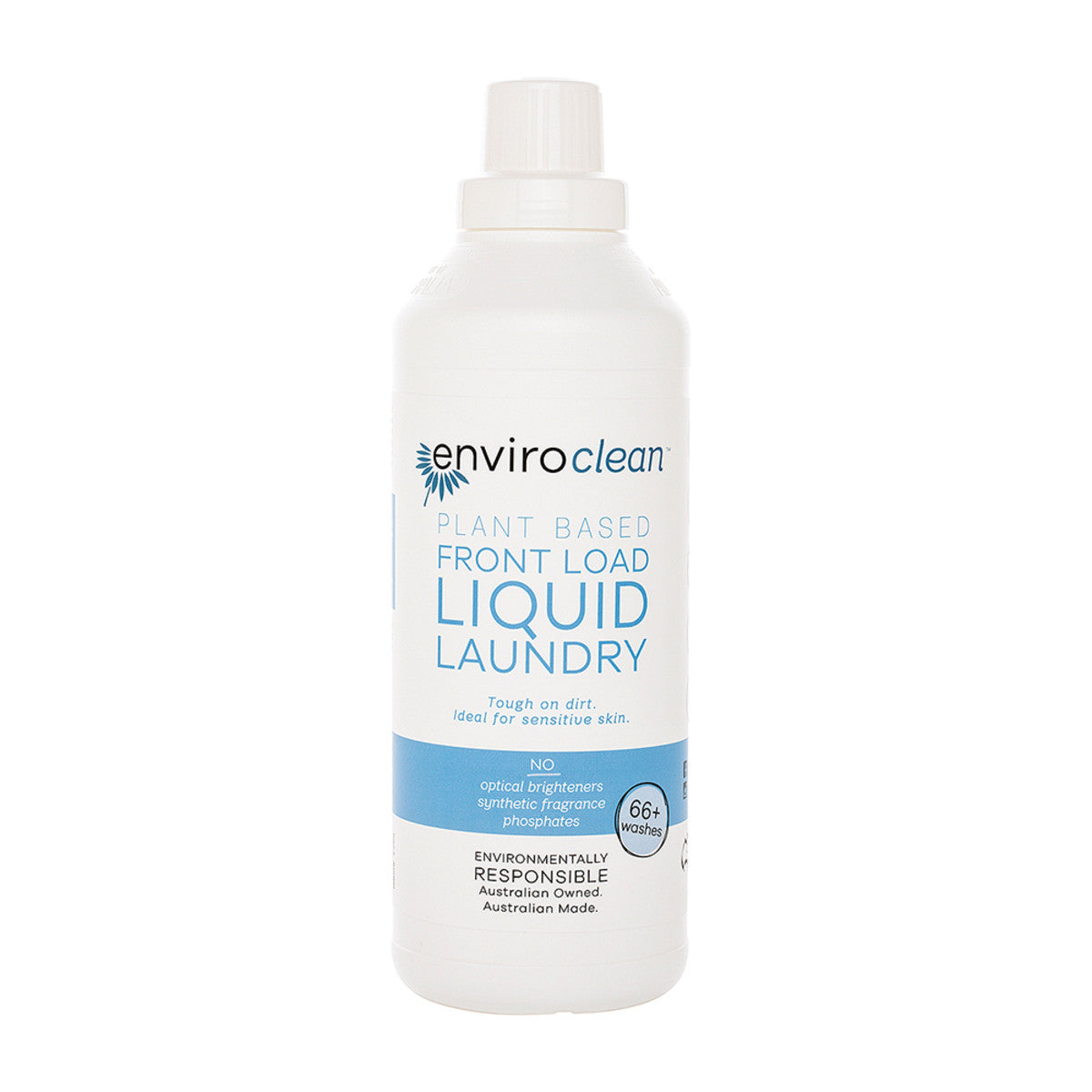 image of EnviroClean Plant Based Liquid Laundry Front Load 1L on white background