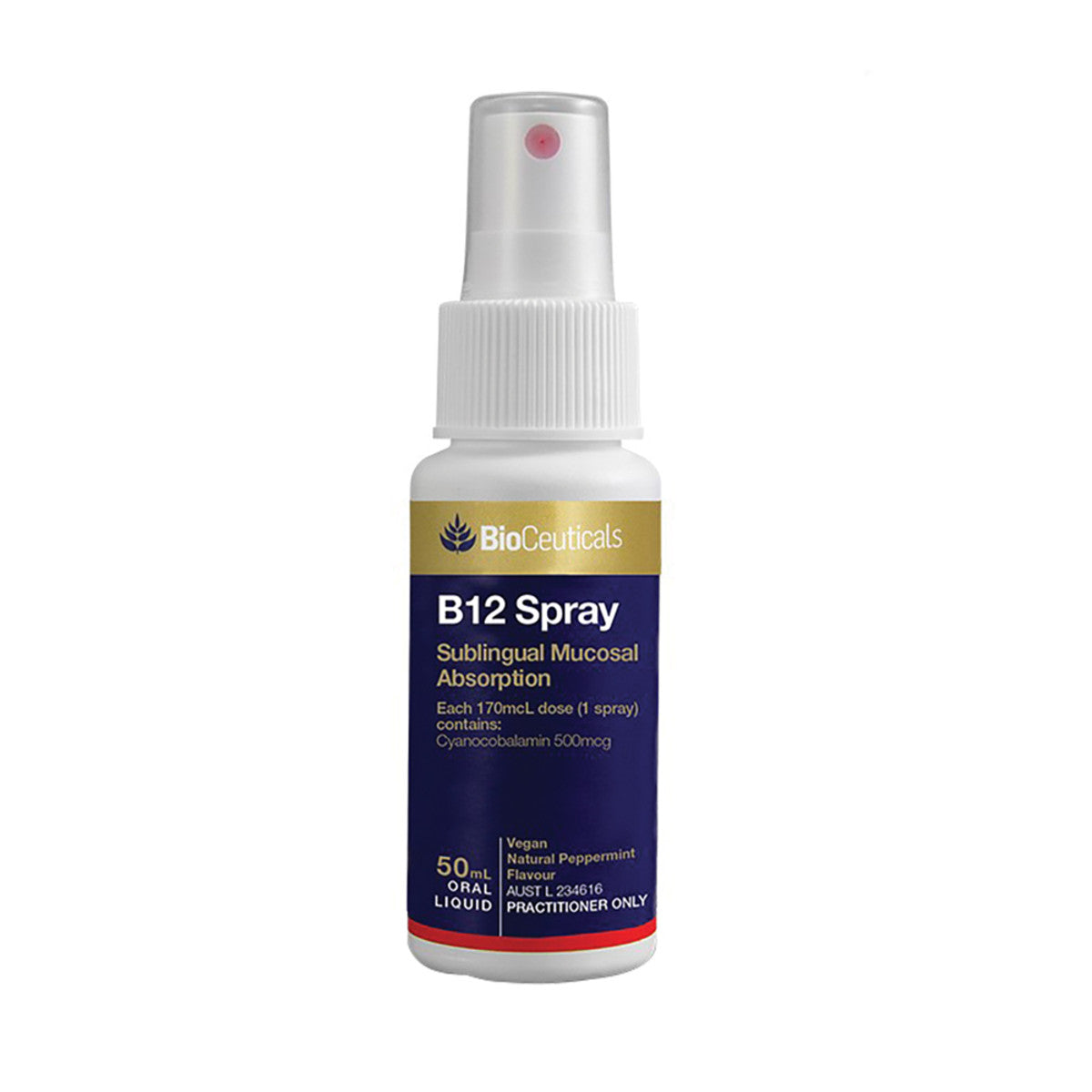 image of BioCeuticals B12 Spray 50ml on white background 