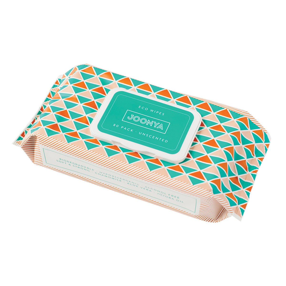 image of Joonya Eco Wipes (unscented) x 80 Pack on white background 
