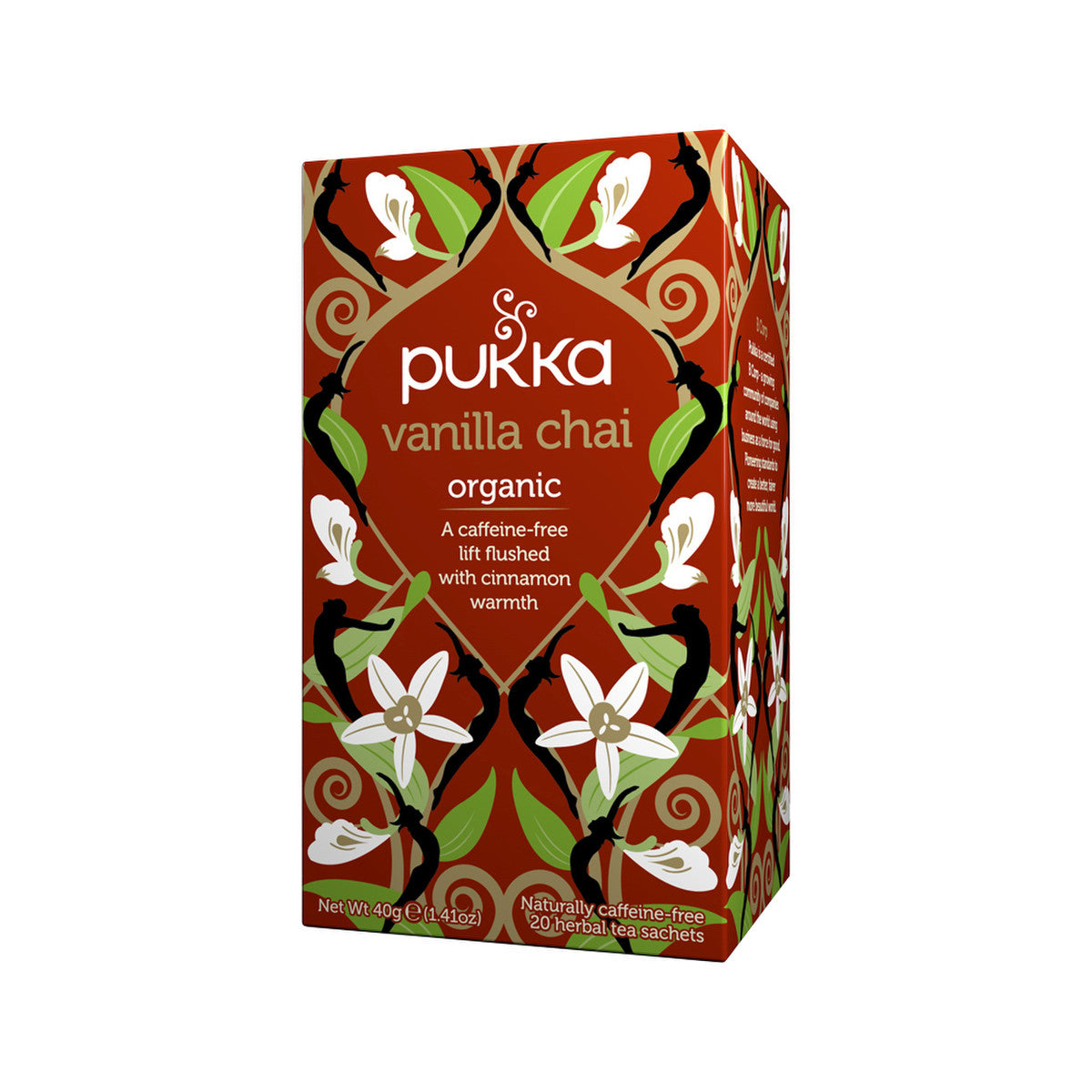 image of Pukka Organic Vanilla Chai x 20 Tea Bags on white background