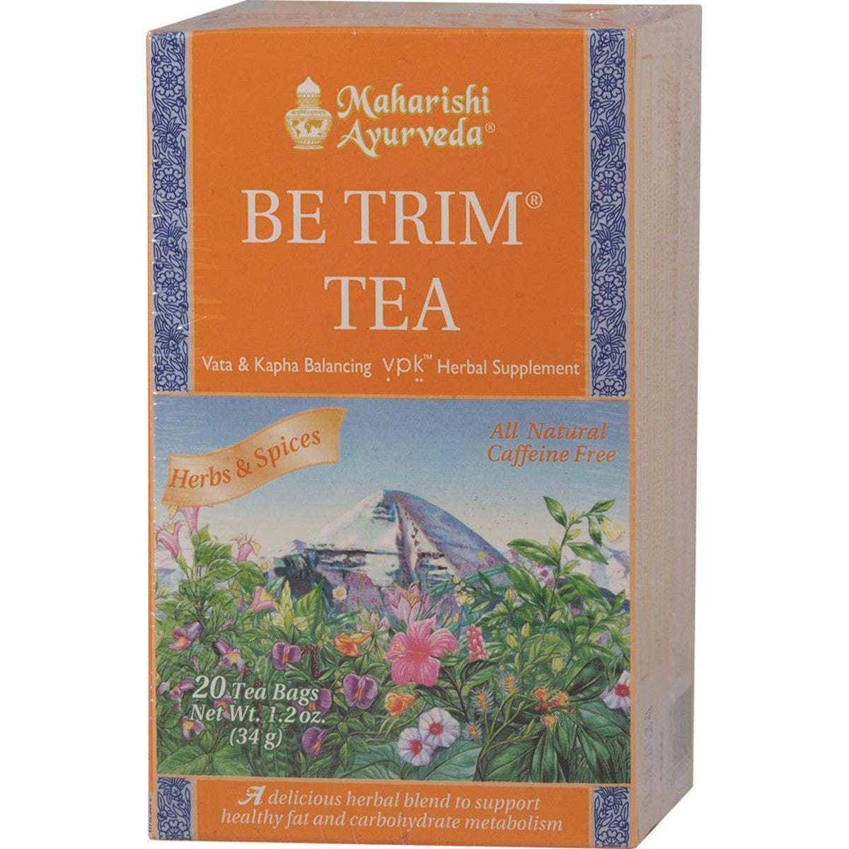 image of Maharishi Ayurveda Be Trim Tea x 20 Tea Bags son white background 