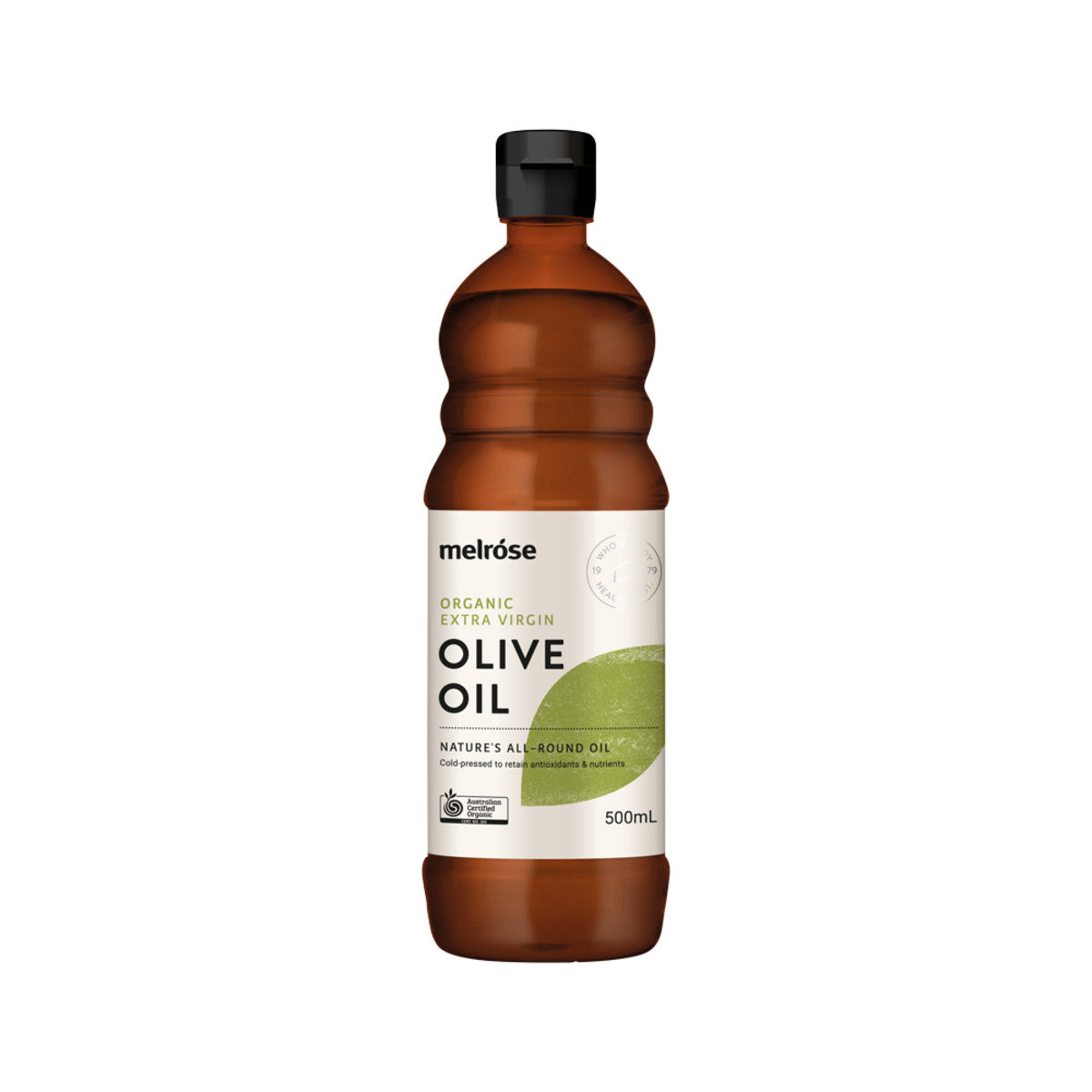image of Melrose Organic Extra Virgin Olive Oil 500ml on white background 