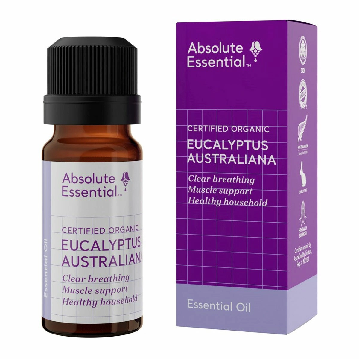 image of Absolute Essential Eucalyptus Australiana 10ml on white background 
