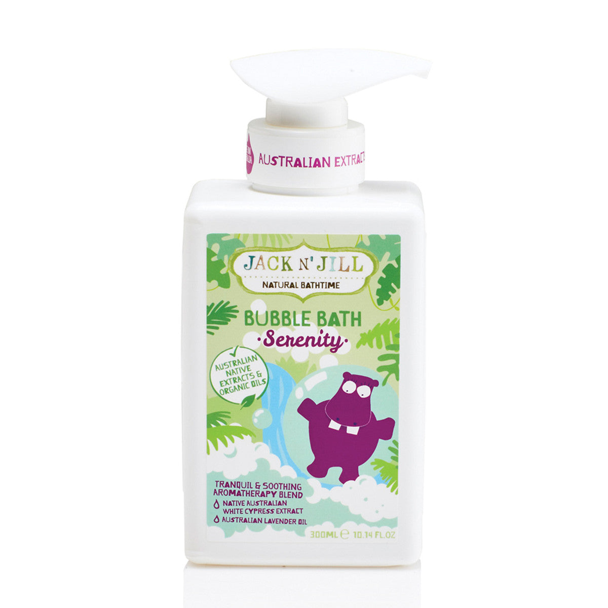 image of Jack N' Jill Bubble Bath Serenity 300ml on white background 