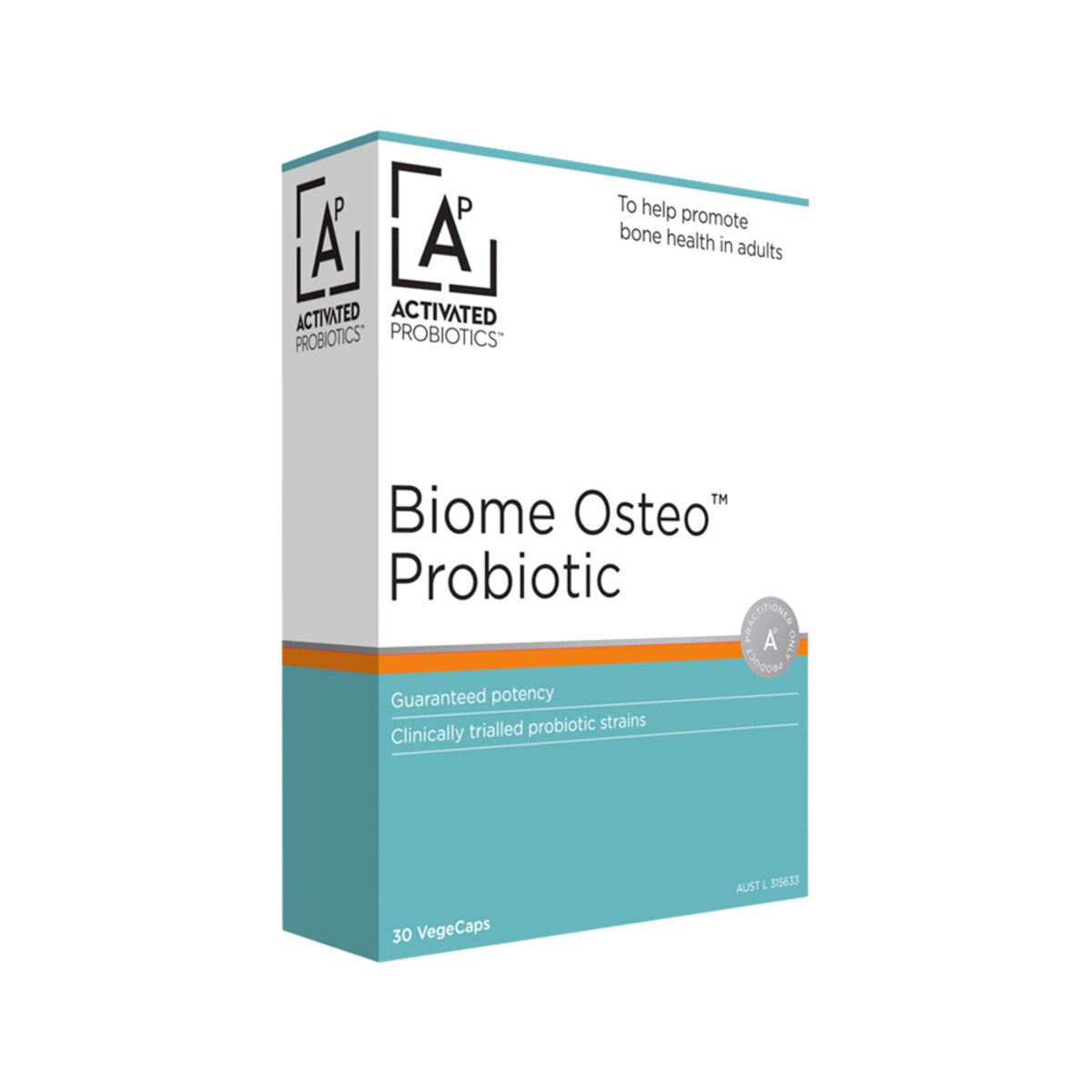 image of Activated Probiotics Biome Osteo Probiotic 30vc on white background