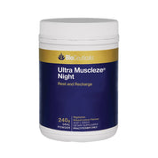 image of BioCeuticals Ultra Muscleze Night 240g on white background 