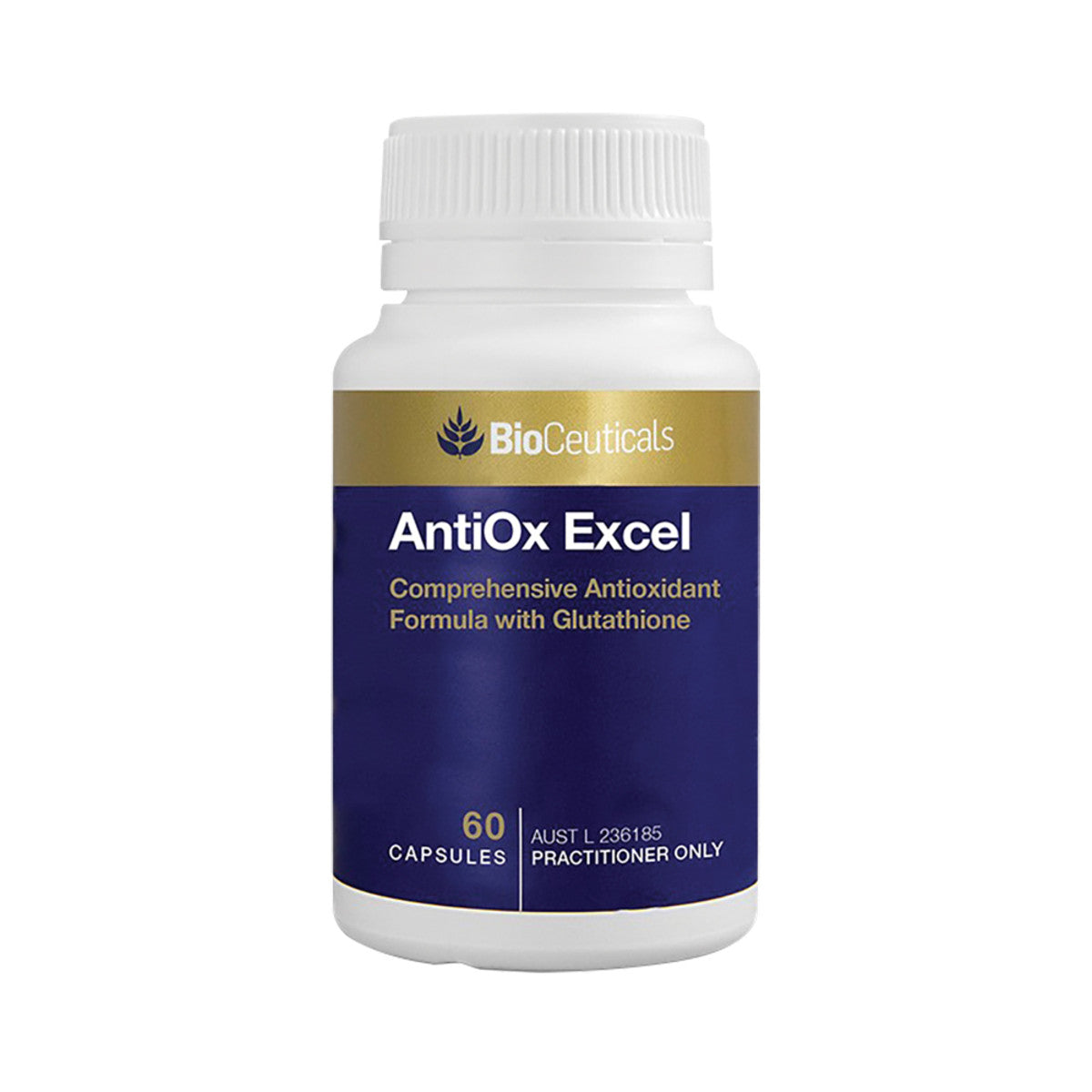 image of bioceuticals AntiOx Excel 60c with a white background