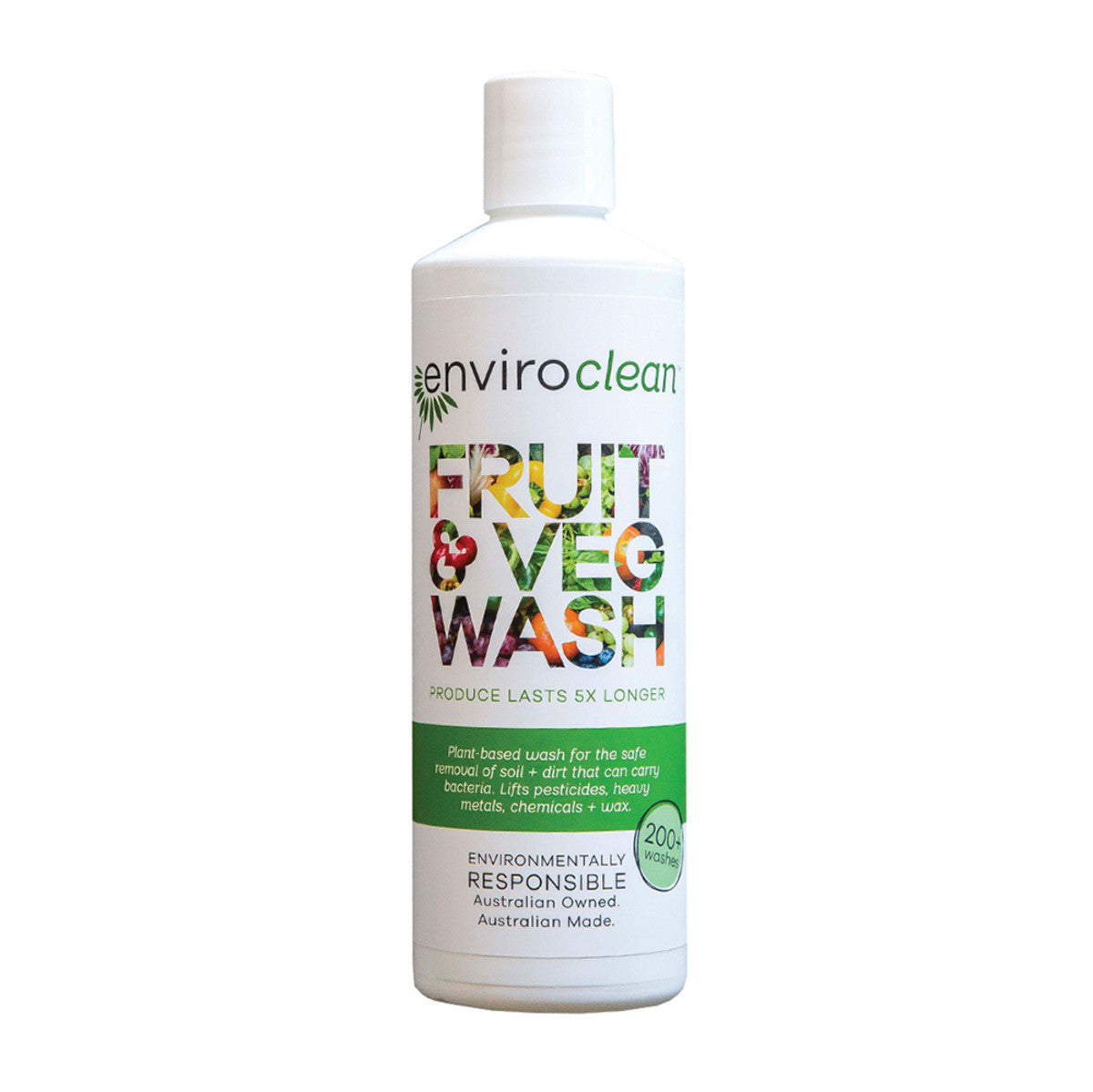 image of EnviroClean Fruit & Veg Wash 500ml on white background