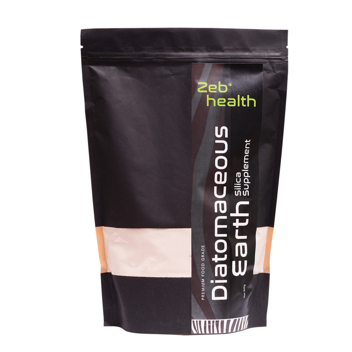 image of Zeb Health Diatomaceous Earth Silica Supplement 500g on white background