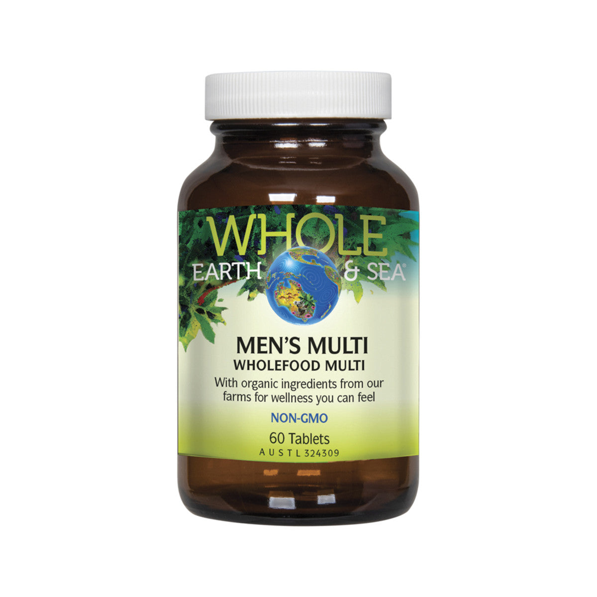 image of Whole Earth & Sea Men's Multi 60t on white background 