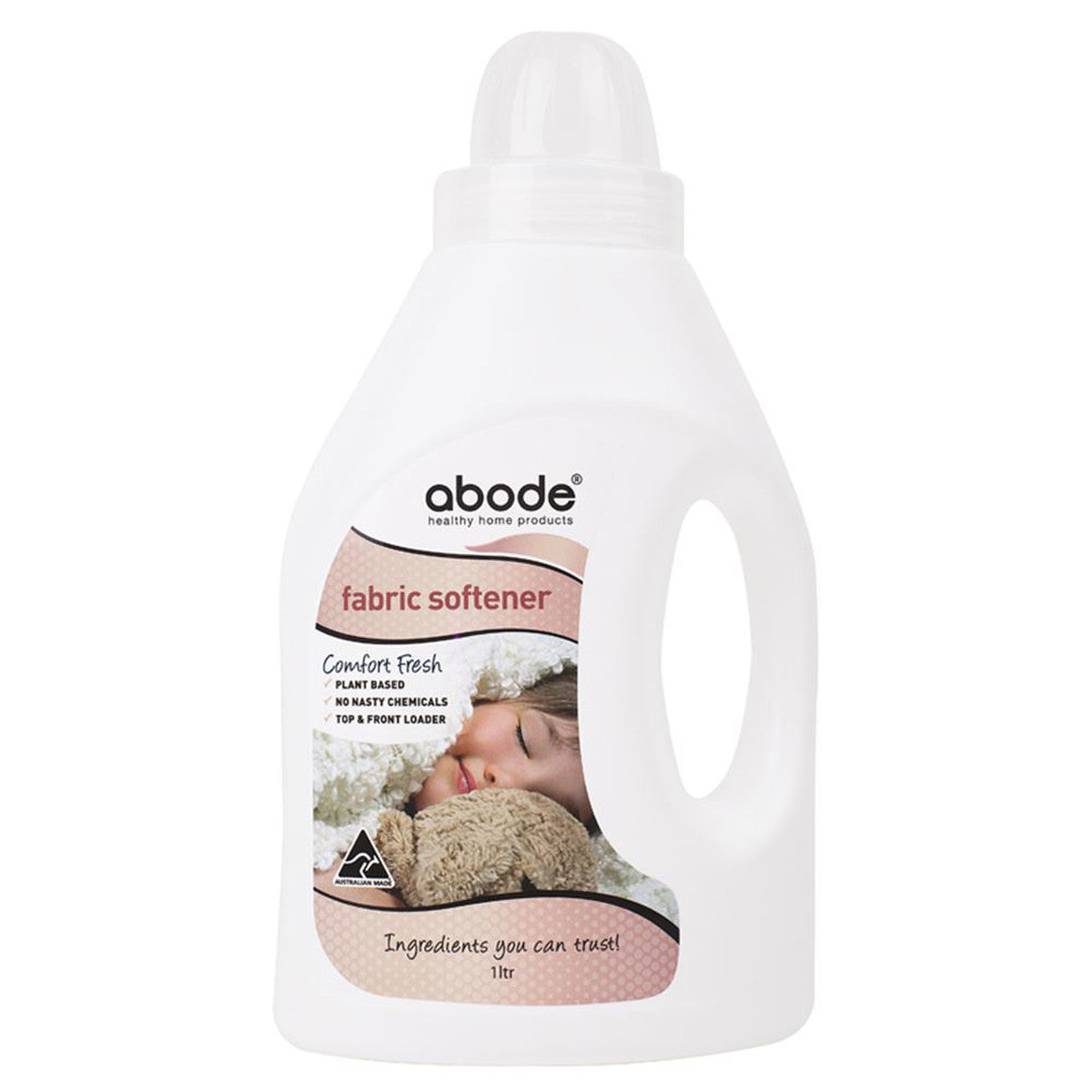 image of Abode Fabric Softener (Front & Top Loader) Comfort Fresh 1L on white background