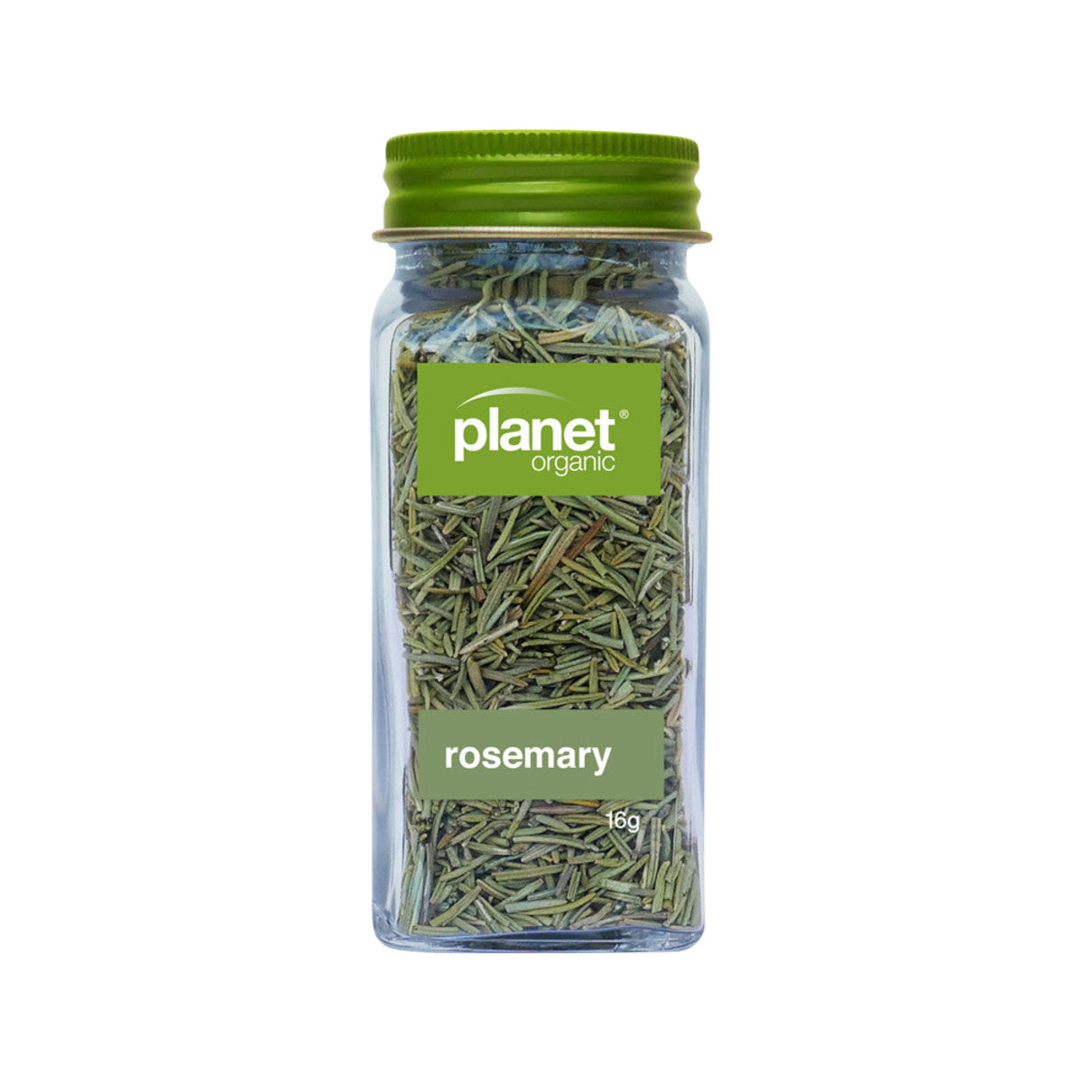 image of Planet Organic Rosemary 16g with a white background 