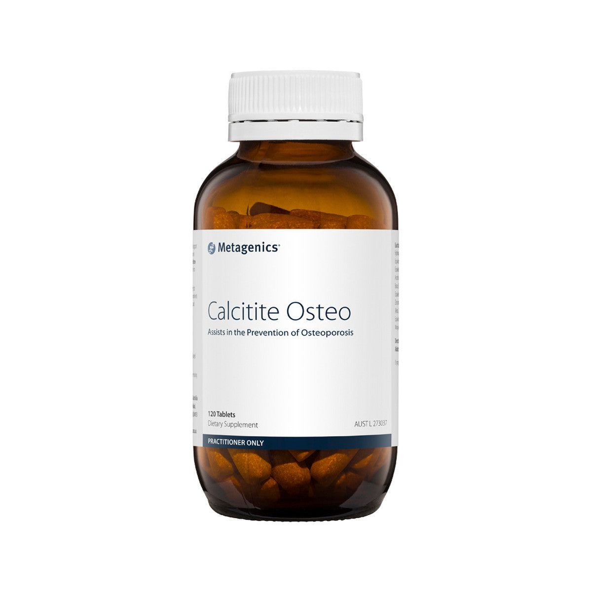 image of Metagenics Calcitite Osteo 120t on white background