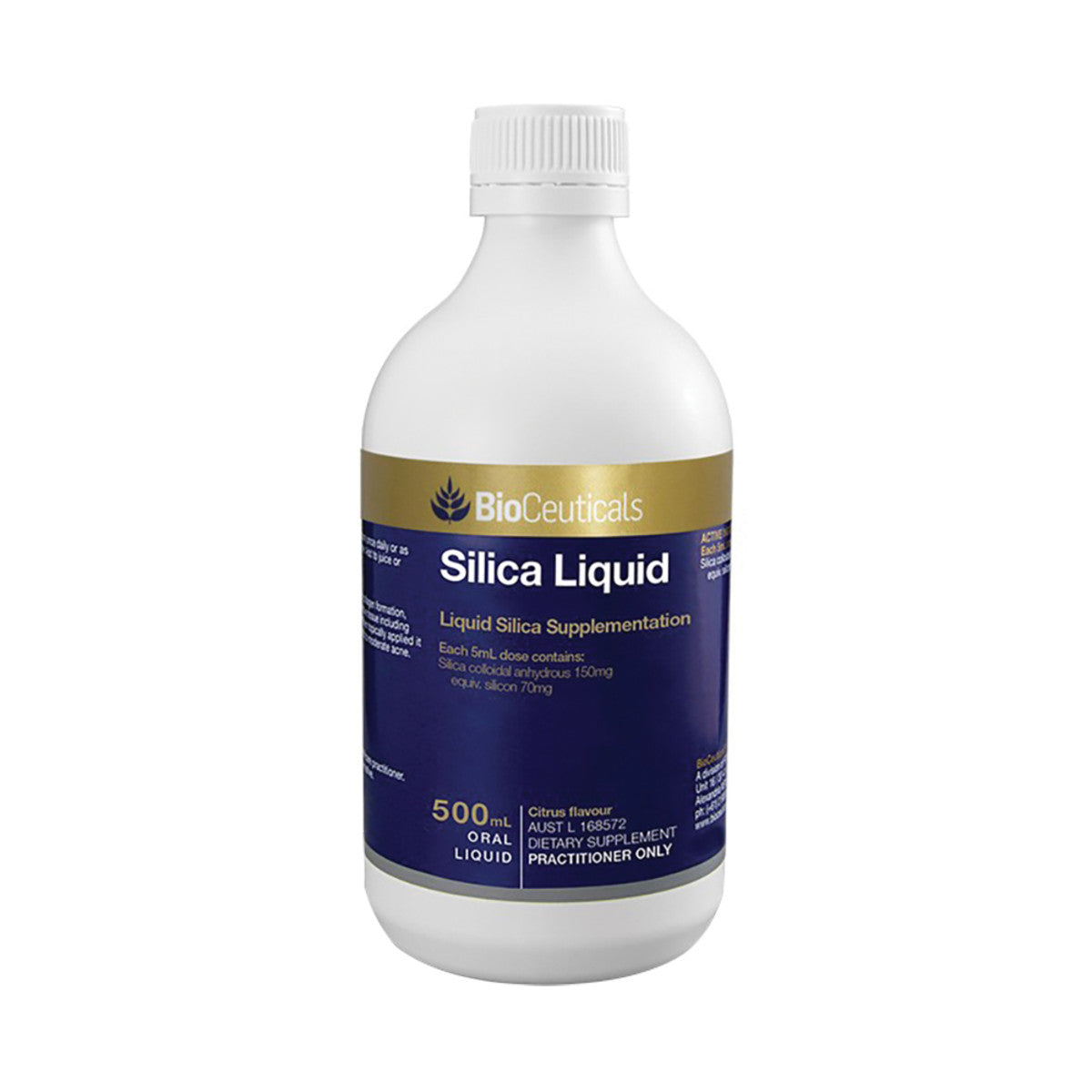 image of BioCeuticals Silica Liquid 500ml on white background 