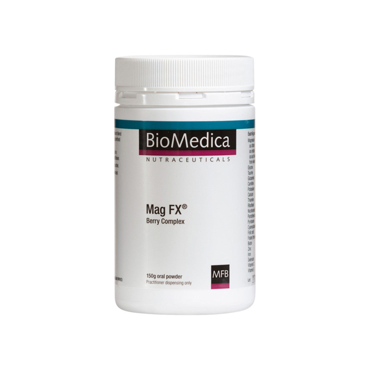 image of Biomedica Mag FX Berry Complex 150g on white background 