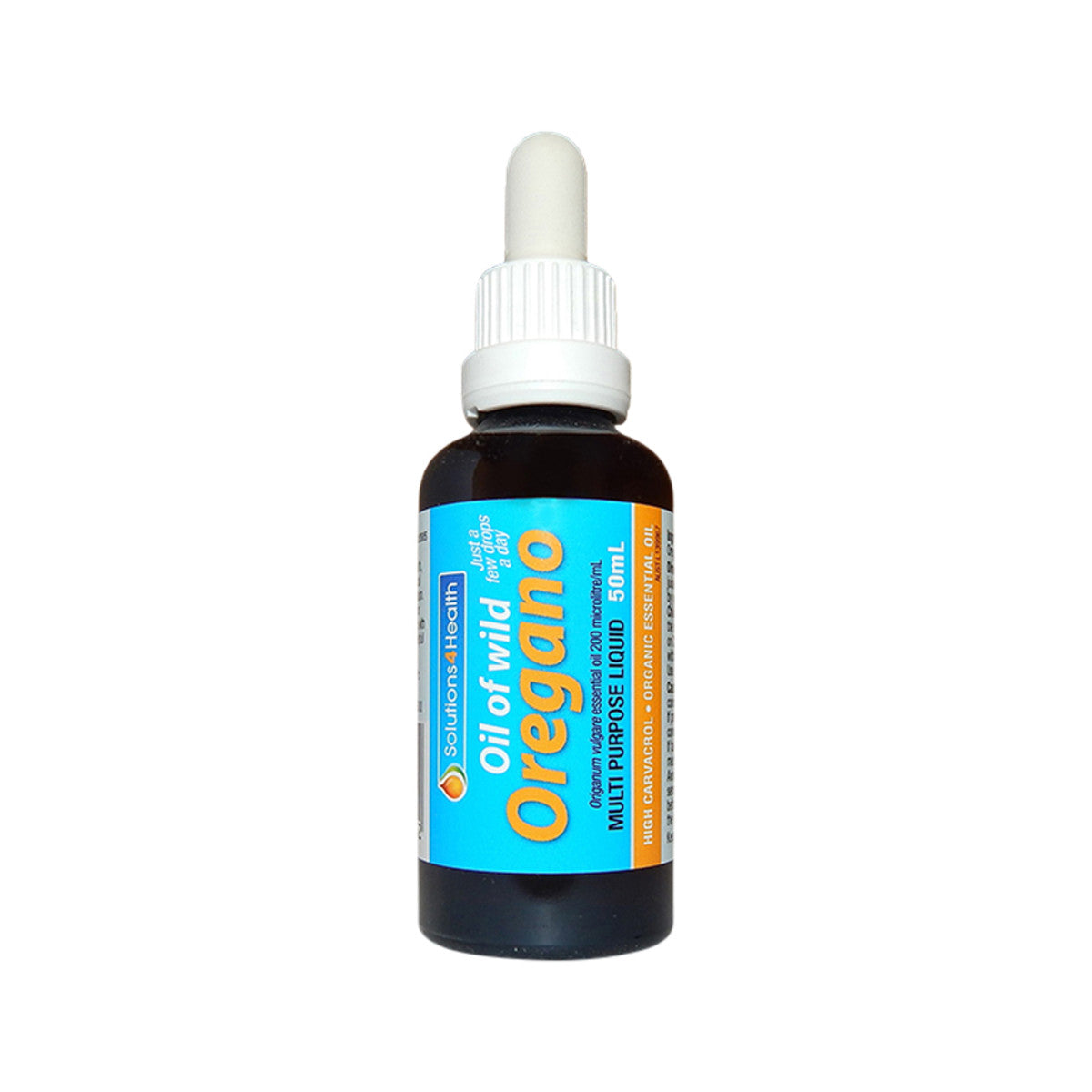 image of Solutions 4 Health Oil of Wild Oregano 50ml on white background